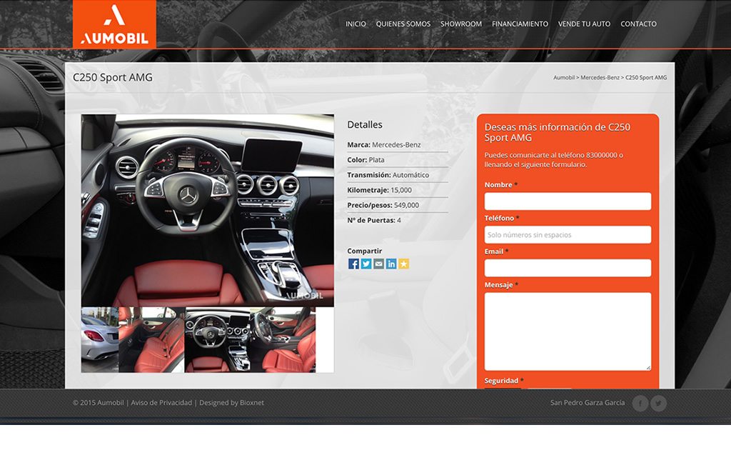 paginas web para carros de lujo