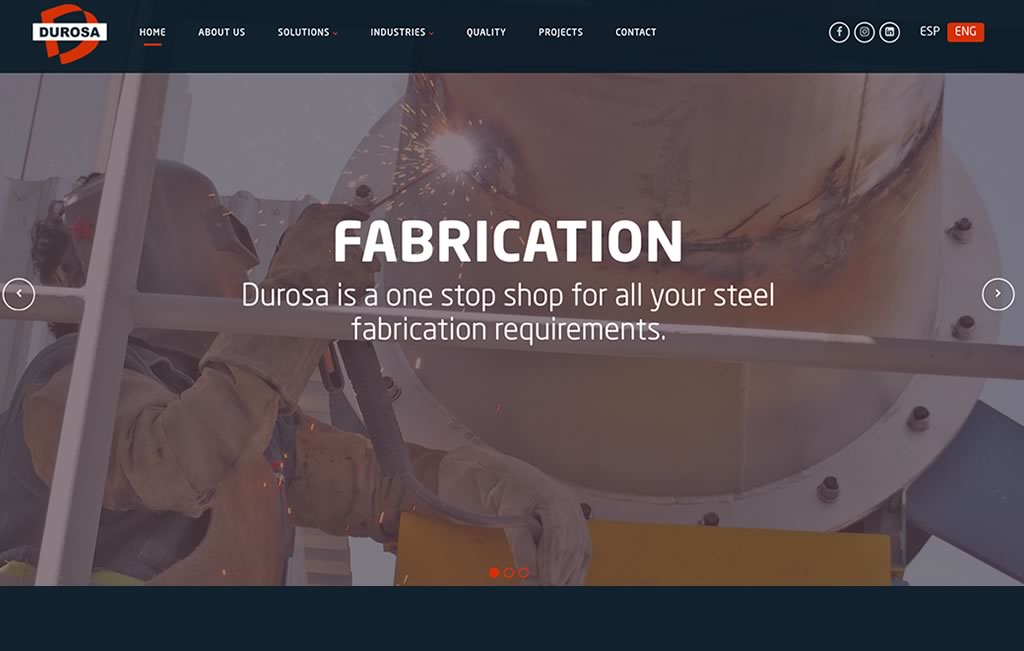 Diseño web para empresas industriales