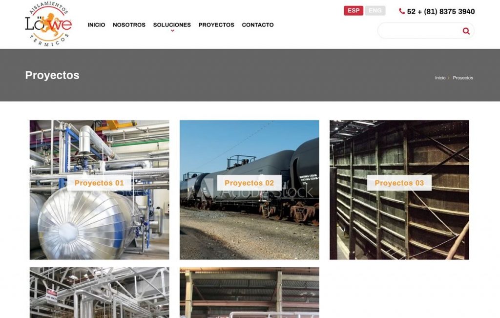 sitio web industrial mexico